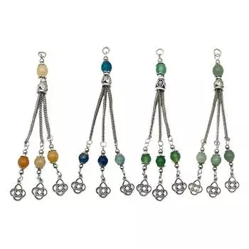 Украшения с кисточками ручной работы, кулоны из прочных сплавов и с уникальным этническим дизайном для модного декора A