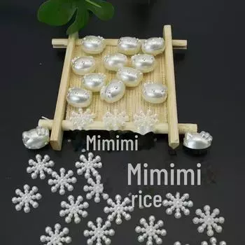 Украшения-шпильки для волос в виде снежинки из жемчуга ABS и кошки KT своими руками – милые рождественские аксессуары из бисера для браслетов snowflake