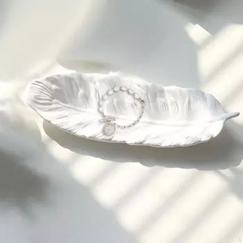 Украшения тарелка настольные украшения креативный поднос для безделушек, декоративный, кольца для комода тарелка для C