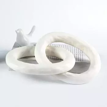 Украшения в стиле ваби-саби, искусство прихожей в гостиной, абстрактные геометрические кольцевые украшения, дизайнерские украшения для модельных комнат B&B