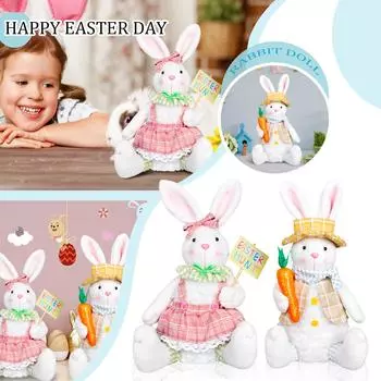 Украшения в виде пасхального кролика, пасхальные украшения, пасхальные гномы, шведские куклы-гномы ручной работы, весенние украшения для дома, дома, улицы One Size