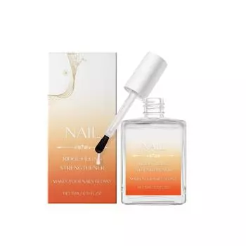 Укрепитель ногтей Уход за слабыми ногтями Смягчает Уменьшает омертвевшую кожу Питает Увлажняет Ежедневный уход 15 мл One Size оранжевый