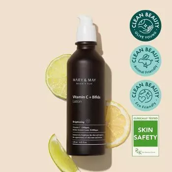 [Укрепление барьера] Marienmay Vitamin C + Bifida Lotion 120 мл, корейская косметика