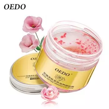 Укрепляющая маска для глаз с пептидом розы, удаляющая темные круги, влажная и яркая отбеливающая маска против отечности, уход за глазами, антивозрастная маска для глаз