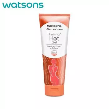 Укрепляющий горячий гель Watsons Love My Skin, экстракт стручкового перца и кофеин, дерматологически протестирован, 200 мл. 200 ml.