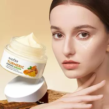 Укрепляющий и питательный крем для глаз с куркумой. Увлажняющий и уход за кожей вокруг глаз. Легкий крем для глаз. 20g