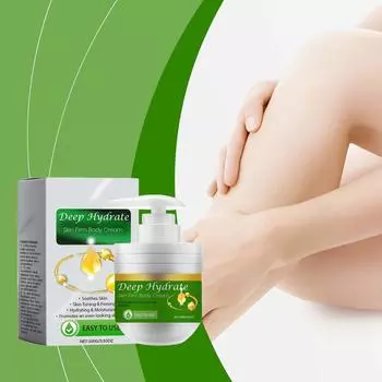 Укрепляющий и питательный крем для тела Глубоко увлажняет и питает кожу Выравнивает тон кожи и разглаживает морщины белый
