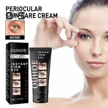 Укрепляющий крем для глаз, мгновенный подтяжка глаз, уменьшение темных кругов, мешков, увлажняющие кремы для глаз, легкая формула, омолаживающее средство против морщин для мужчин, женщин 30ML
