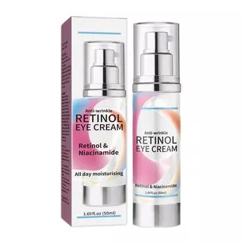 Укрепляющий крем для кожи вокруг глаз с ретинолом осветляет темные круги, укрепляет и увлажняет кожу вокруг глаз с помощью крема для кожи вокруг глаз, 50 мл One Size белый