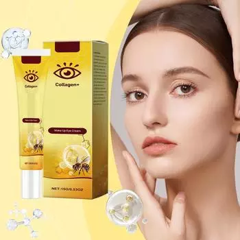 Укрепляющий крем для кожи вокруг глаз Увлажняет кожу вокруг глаз и увлажняет Укрепляющий и увлажняющий крем для кожи вокруг глаз