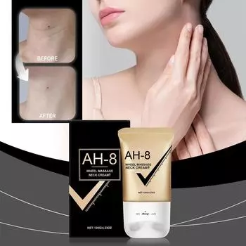 Укрепляющий крем для шеи, увлажняющий и укрепляющий эмульсионный роликовый крем-лифтинг для шеи, разглаживающий увлажняющий крем 1 шт. One Size белый