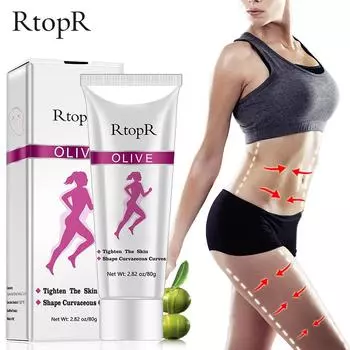 Укрепляющий крем для тела с оливковым маслом Подтягивает ослабленную кожу Уменьшает отечность Укрепляет изгибы Укрепляет целлюлит Уход за кожей тела