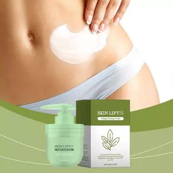 Укрепляющий крем с коллагеном Увлажнение Уход за морщинами Осветляет мелкие морщины Осветляет тон кожи Глубокое питание Антивозрастной зелёный