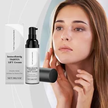 Укрепляющий крем увлажняет и смягчает мелкие морщинки, нежно ухаживает за кожей вокруг глаз и подтягивает контуры лица. One Size