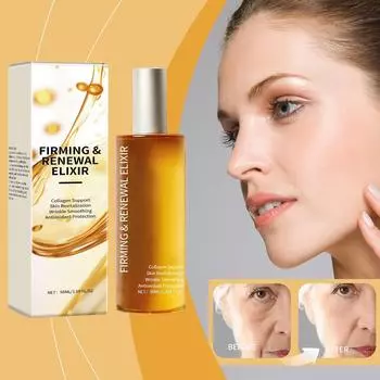 Укрепляющий лифтинг старение Укрепляющий увлажняющий увлажняющий легкая линия питательный для тела 50 мл для лица пептид коллаген для лица капли для лица увлажняющий One Size