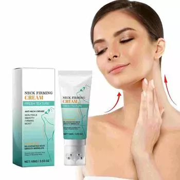 Укрепляющий лосьон для шеи, лосьон для шеи против морщин, увлажняющая и восполняющая вода, замедляющий старение кожи и естественное отбеливание, 100 г One Size белый