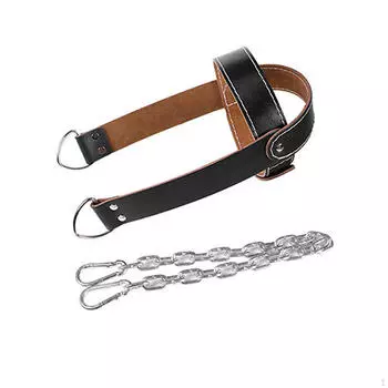 Укрепляющий шейный ремень, эластичный, легко хранить с железной цепью, тренажер для тренировок