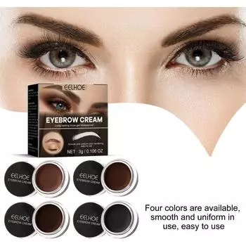 Укротите свои брови с помощью водостойкого и несмазывающегося геля для бровей светло-коричневого