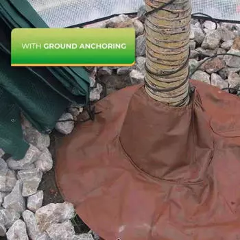 Укрытие от заморозков корней деревьев для наружного применения коричневый