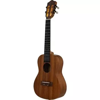 Укулеле концертного размера из красного дерева, однопластинчатая головка с прорезями, футляр S.Yairi YU-C-13MAS (Включено Мягкое)