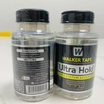 Ультра фиксация клея для волос Клей для кружевных париков и накладок от Walker Tape Клей для кружевных париков/накладок Мягкий клей для накладок
