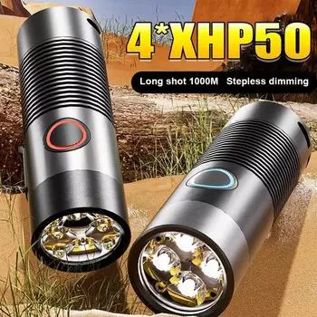 Ультра мини-фонарик EDC высокой мощности, перезаряжаемый светодиодный фонарик, водонепроницаемый аккумулятор 18350, мощный фонарь 3000LM with 14500 battery