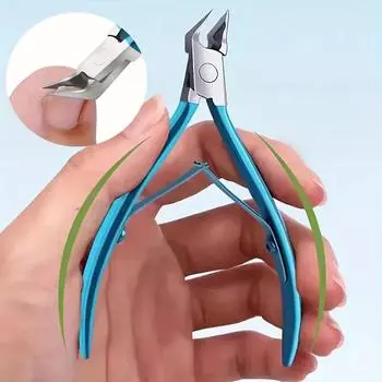 Ультра-острые прецизионные кусачки для ногтей профессионального класса, триммер для толстых ногтей и кусачки для безопасной коррекции чёрный