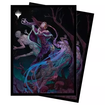 Ультра-PRO The Gathering Double Liliana 100 Card Sleeves Защитите свои коллекционные и игровые карты от царапин и потертостей с помощью технологии ChromaFushion - Magic