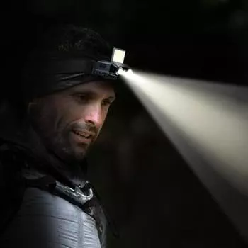 Ультра-яркий светодиодный налобный фонарь с 5 регулируемыми режимами освещения, высокий люмен, водонепроницаемый портативный перезаряжаемый налобный фонарь чёрный