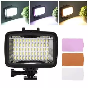 Ультра-яркий заполняющий свет для дайвинга для зеркальной камеры 9 8 дюйма, водонепроницаемый светодиодный мини-светильник для видеоблога, дайвинга и фотосъемки, перезаряжаемый