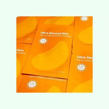 Ультра-секундная кожа солнцезащитный пластырь прозрачный Perfect Nude UV УФ-защита Golf Sun Patch 1 порция [Магазин], 1 шт.