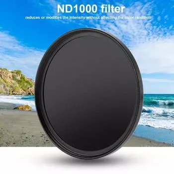 Ультра тонкий оптический стеклянный фильтр Nd нейтральной плотности с множественным покрытием Nd1000 для 49mm