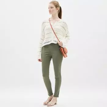 Ультраэластичные леггинсы GU by Uniqlo 56 OLIVE/XS