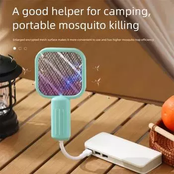 Ультрафиолетовая лампа USB мухобойка для уничтожения комаров Мини-лампа для уничтожения комаров Прочный мухобойка для кемпинга белый