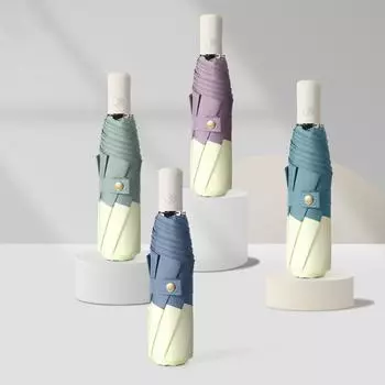 Ультрафиолетовая защита от солнца, небольшой карманный зонт от дождя, высококачественный козырек от солнца 04