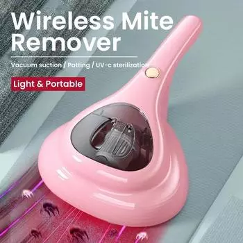 Ультрафиолетовый инструмент для удаления клещей 10000PA Пылесос Беспроводной ручной пылесос для домашнего матраса Диван Съемный фильтр белый