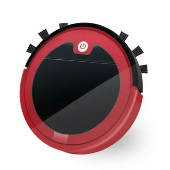 Ультрафиолетовый подметальный робот, полностью автоматическая интеллектуальная машина для очистки, USB-зарядка, пылесос для дома и офиса, подарок not with tank красный