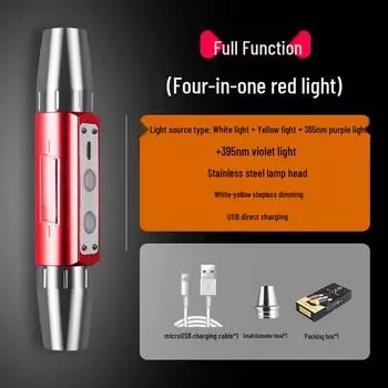 Ультрафиолетовый свет 365 нм: Идентификация жадеита, проверка банкнот и фонарик для защиты ювелирных изделий от подделок