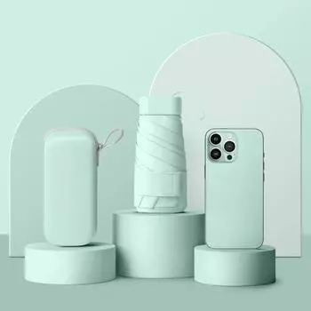 Ультрафиолетовый зонт Mijia, 6 ребер, 90 см, маленький мини-зонт, солнцезащитный крем, блокирует ультрафиолетовые лучи, легко носить с собой, персональный UM