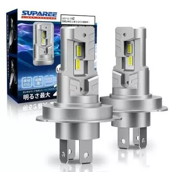 Ультракомпактная светодиодная фара SUPAREE H4 оригинального размера, совместимая с техосмотром транспортных средств, интегрированная, взрывоопасный свет, переключение HI/LO, высокая яркость