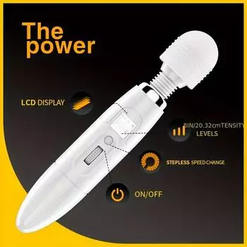 Ультракомпактный ручной массажер с 8 режимами — перезаряжаемая батарея 350 мАч, питание от USB, полный массаж спины, шеи, ног и талии