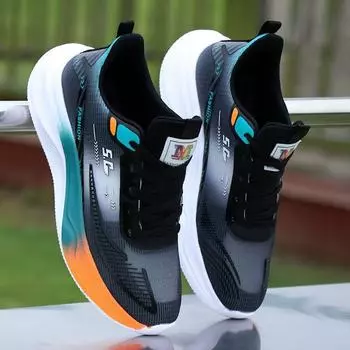 Ультралегкие кроссовки для бега на весну и лето, тонкие, дышащие, из ледяного шелка, с пайетками, мужская повседневная обувь, модная, студенческая, удобная, спортивная, мужская обувь 37