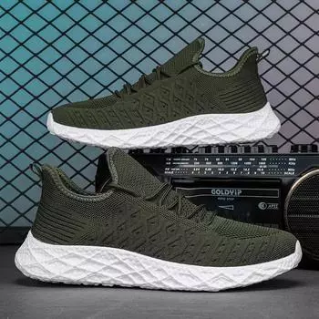 Ультралегкие летние носки с мягкой подошвой из сетчатой ткани, дышащие, мужские сетчатые туфли, модная универсальная мужская обувь для спорта и отдыха 36 чёрный