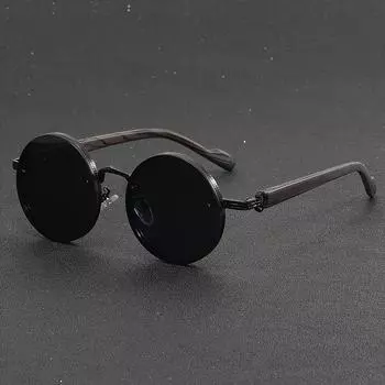Ультралегкие модные солнцезащитные очки женские круглые маленькие солнцезащитные очки мужские для вождения на открытом воздухе