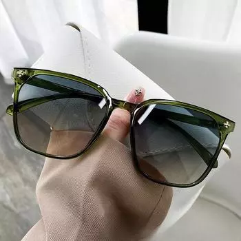 Ультралегкие высококачественные солнцезащитные очки TR в квадратной большой оправе Little Red Book Tik Tok Солнцезащитные очки с ликопином и сеткой