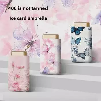 Ультралегкий складной мини-зонт от солнца с защитой от УФ-излучения