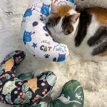 Ультрамягкая подушка для собак, облегчение тревоги, хлопковая успокаивающая подушка высокой плотности, игрушка для улучшения поведения, облегчение суставов домашних животных, спальная подушка для пожилых людей с ограниченными возможностями S