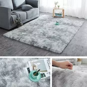 Ультрамягкий коврик для спальни, пушистые мохнатые коврики для гостиной, детский коврик, пушистые ковры для мальчиков, золотой