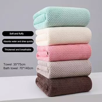 Ультрамягкое банное полотенце, утолщенное большое полотенце для ванной комнаты, пляжное полотенце для отеля, удобное быстросохнущее впитывающее банное полотенце, подарки