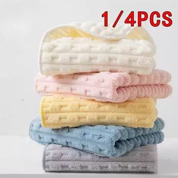 Ультрамягкое быстросохнущее полотенце из чистого хлопка, хорошо впитывающее, коралловое флисовое пляжное полотенце, не линяет, роскошное банное полотенце 35*75CM1PCS серый